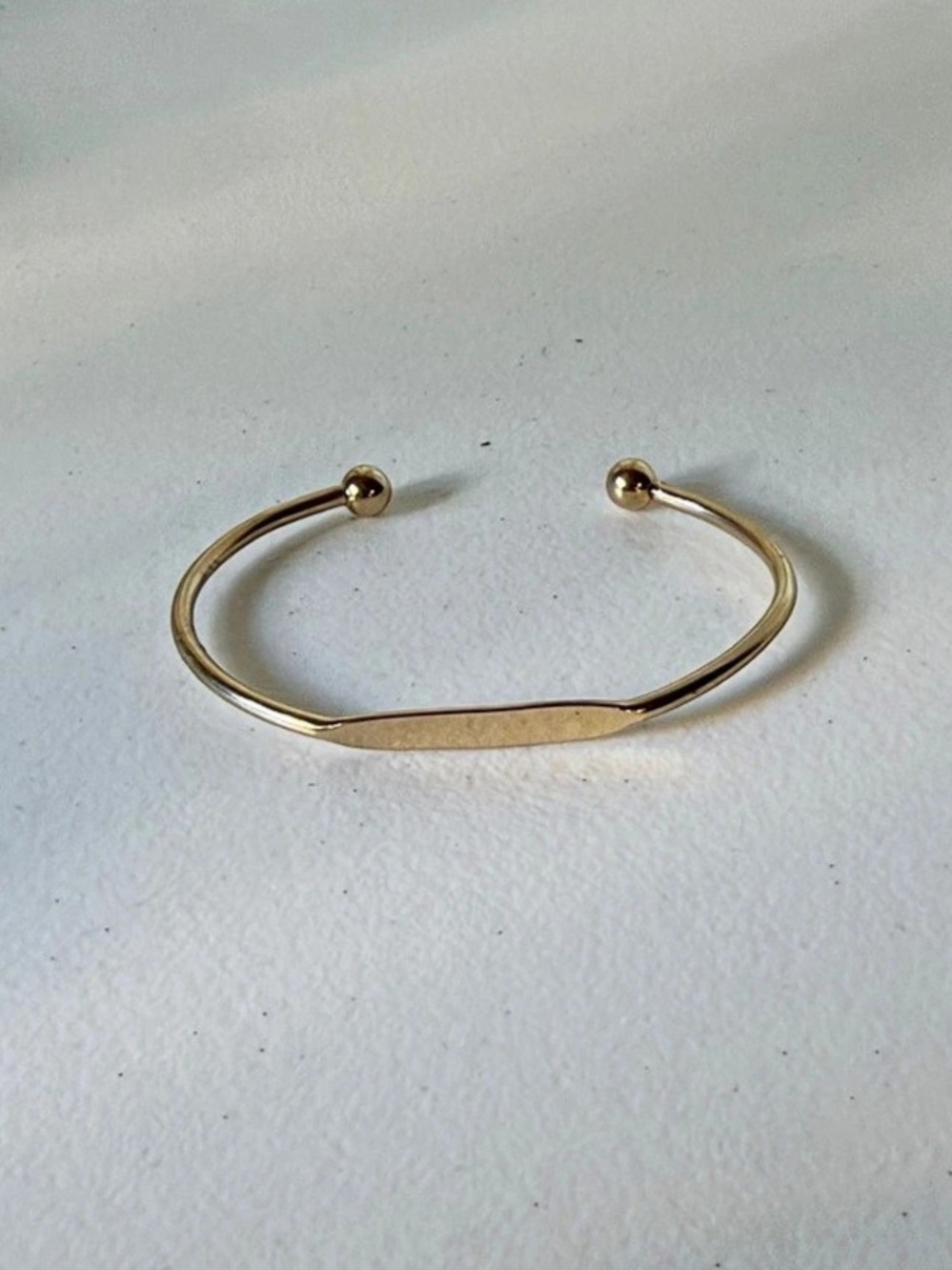 Gold-Tone Open Cuff Bracelet Like New